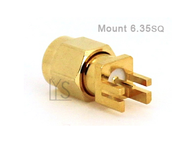 SMA Male&nbsp;Straight Edge Type For PCB connector