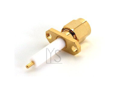 RP-SMA Male Panel&nbsp;2 / 4 Holes Exposed PTFE Terminal Post connector